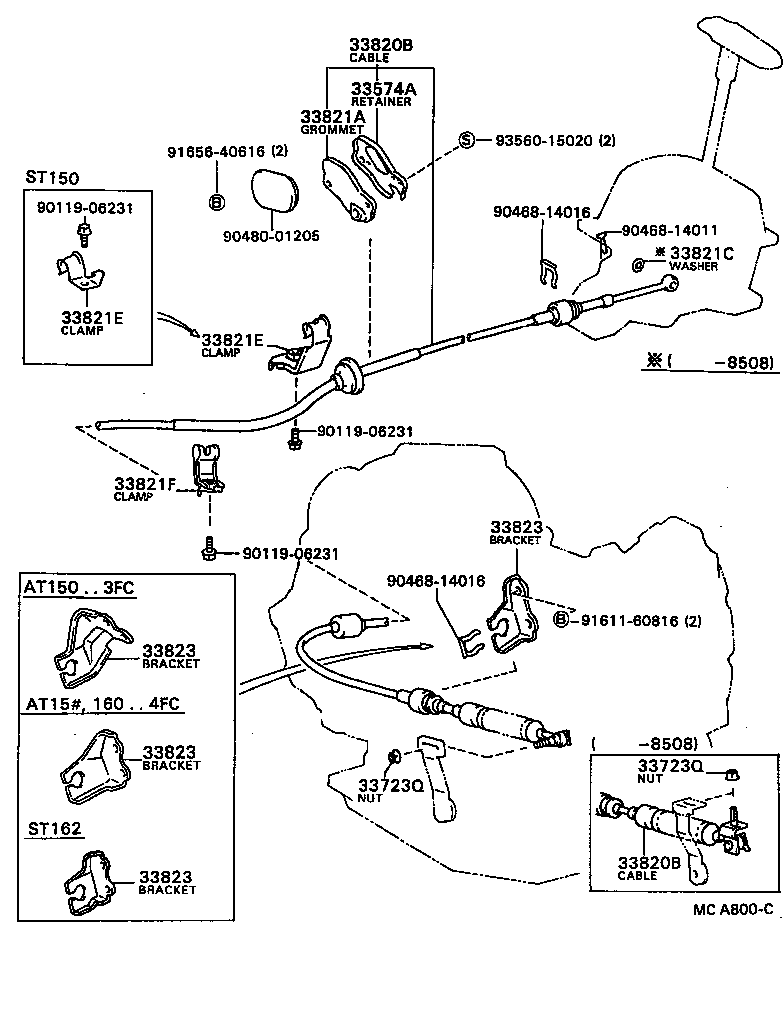  CARINA FF |  SHIFT LEVER RETAINER