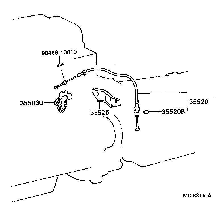  DYNA TOYOACE |  THROTTLE LINK VALVE LEVER ATM