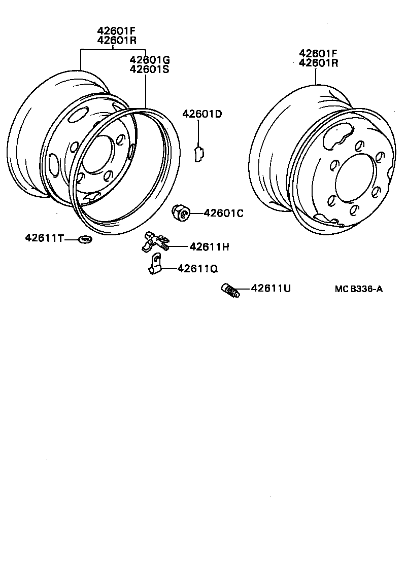  DYNA TOYOACE |  DISC WHEEL WHEEL CAP