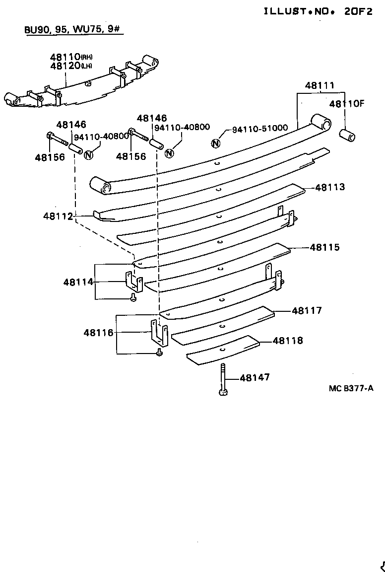  DYNA TOYOACE |  FRONT SPRING SHOCK ABSORBER