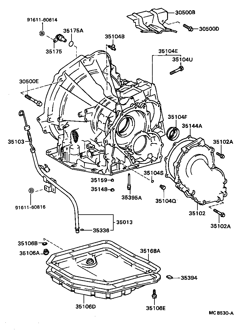  SPRINTER |  TRANSMISSION CASE OIL PAN ATM