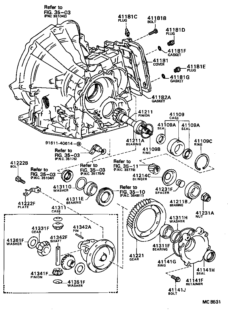 SPRINTER |  FRONT AXLE HOUSING DIFFERENTIAL