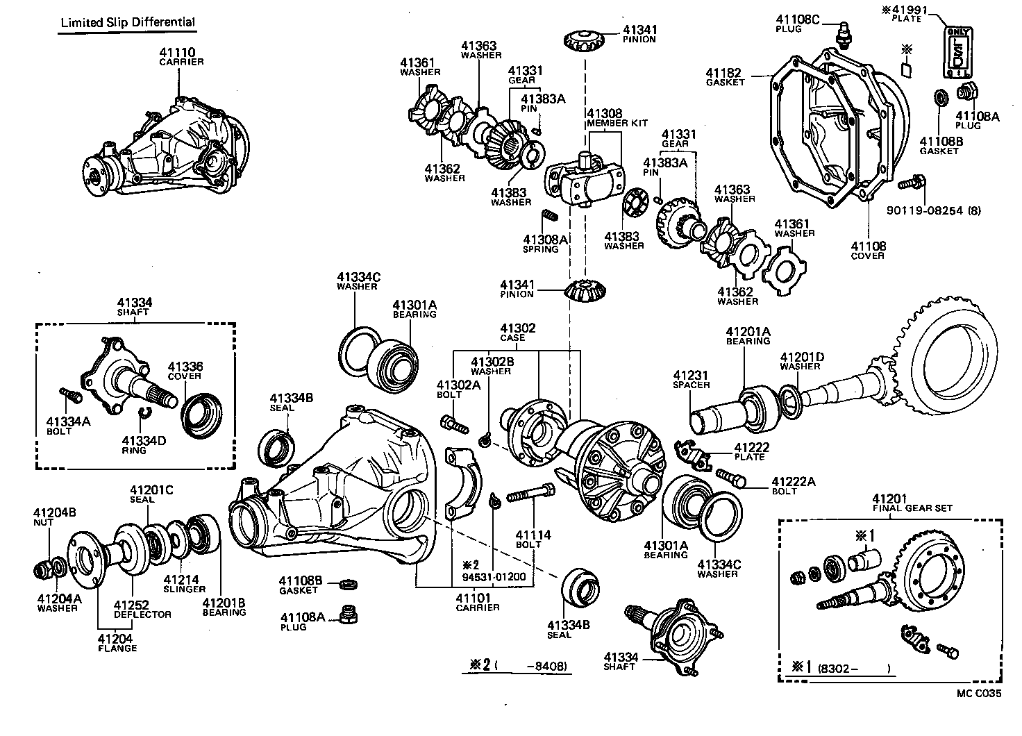  SOARER |  REAR AXLE HOUSING DIFFERENTIAL