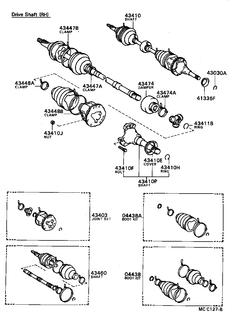  CARINA FF |  FRONT DRIVE SHAFT