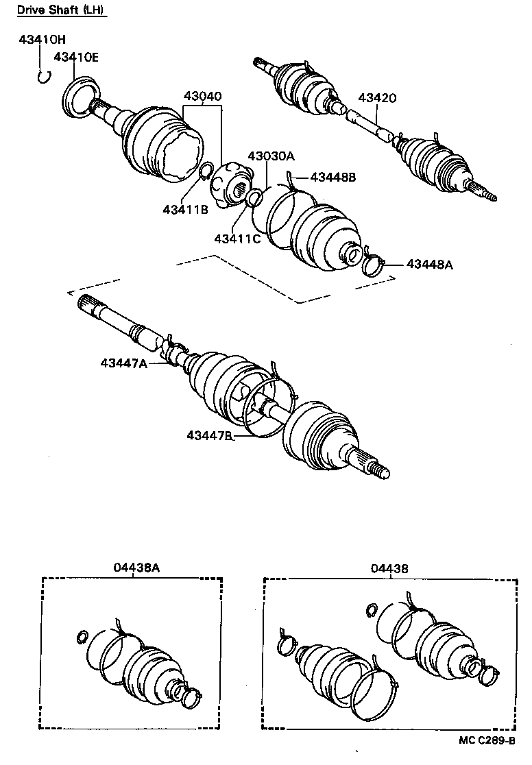  CARINA FF |  FRONT DRIVE SHAFT