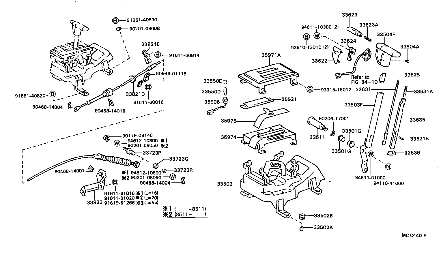  TOWN MASTERACE V WG |  SHIFT LEVER RETAINER