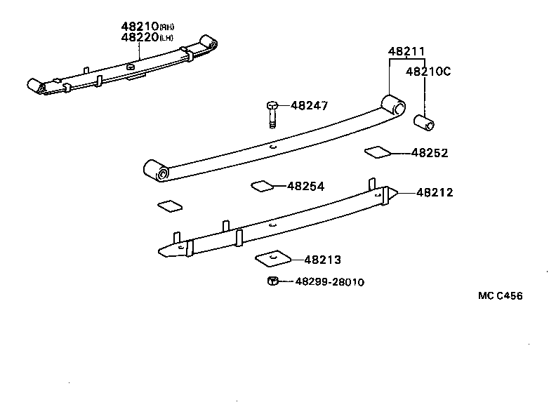  TOWN MASTERACE V WG |  REAR SPRING SHOCK ABSORBER