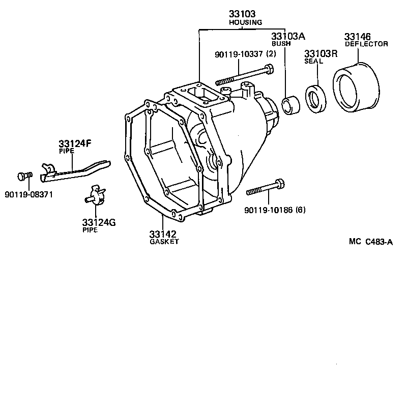  HIACE TRUCK |  EXTENSION HOUSING MTM