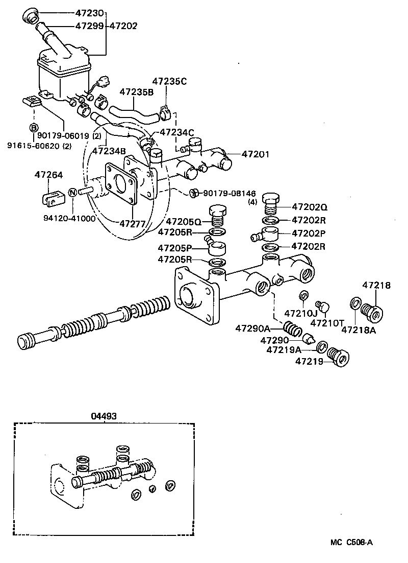  TOYOACE DYNA |  BRAKE MASTER CYLINDER