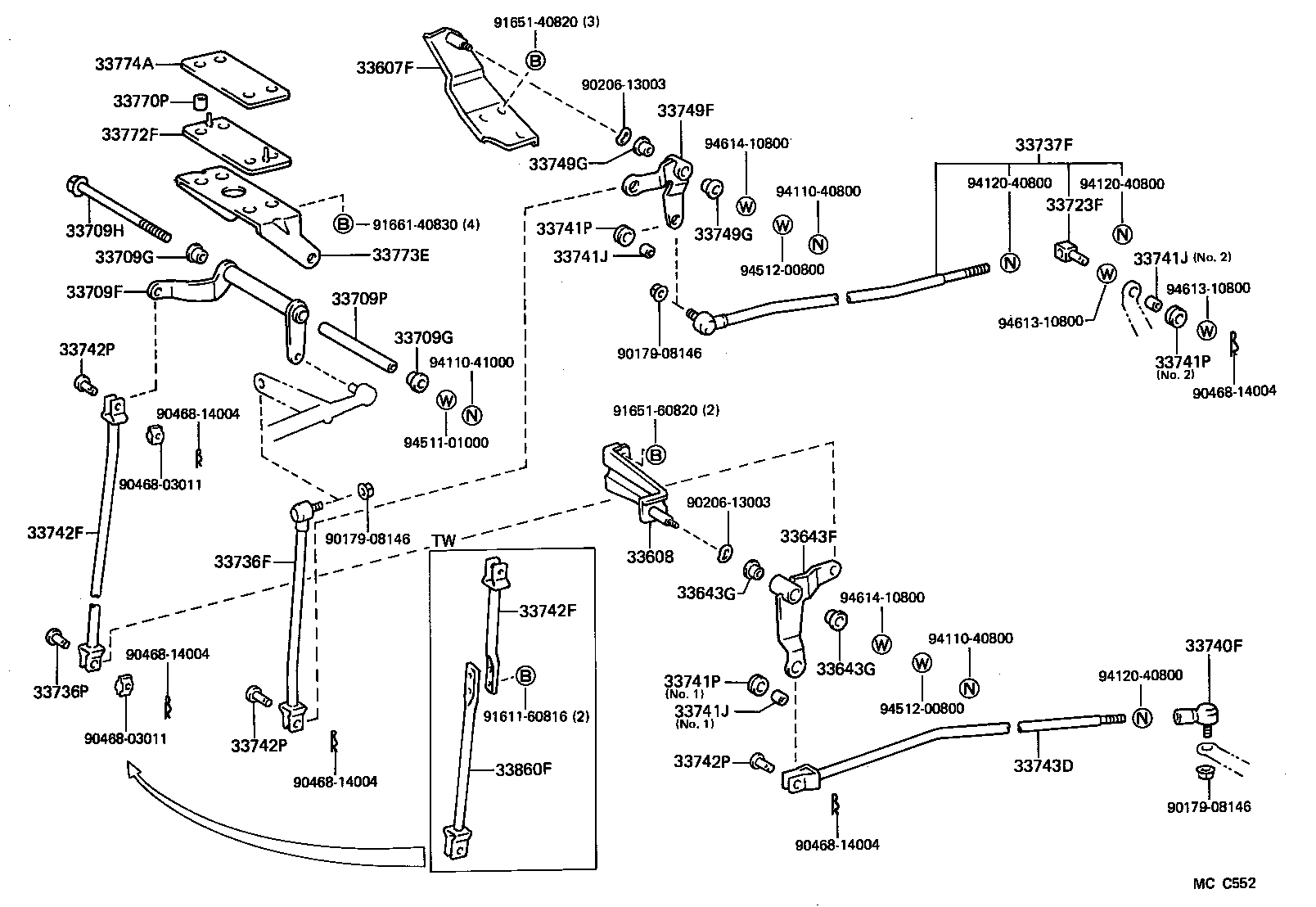  HIACE TRUCK |  SHIFT LEVER RETAINER