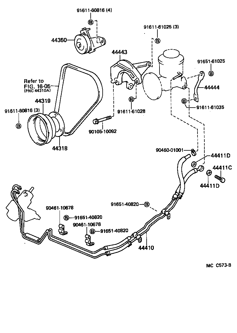  HIACE TRUCK |  POWER STEERING TUBE