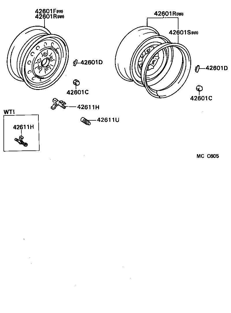  TOYOACE DYNA |  DISC WHEEL WHEEL CAP