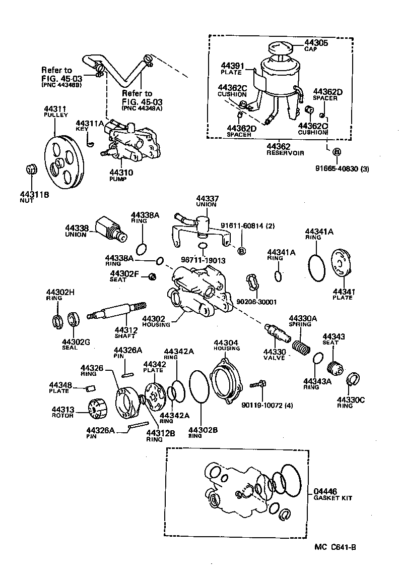  CROWN |  VANE PUMP RESERVOIR POWER STEERING