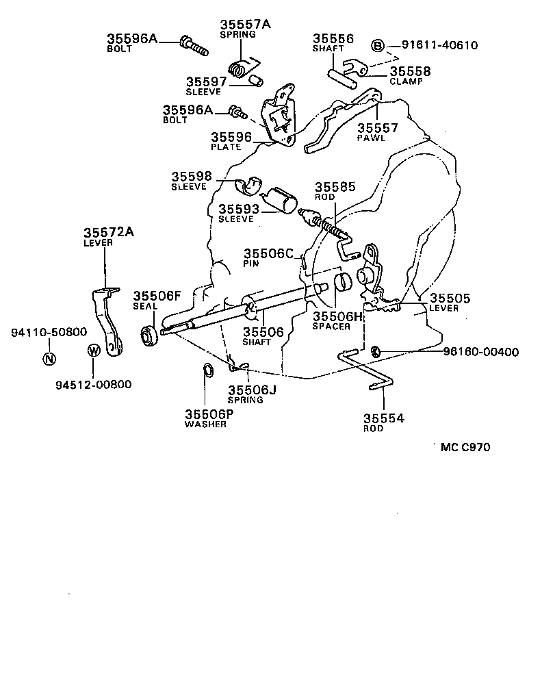  CELICA |  THROTTLE LINK VALVE LEVER ATM