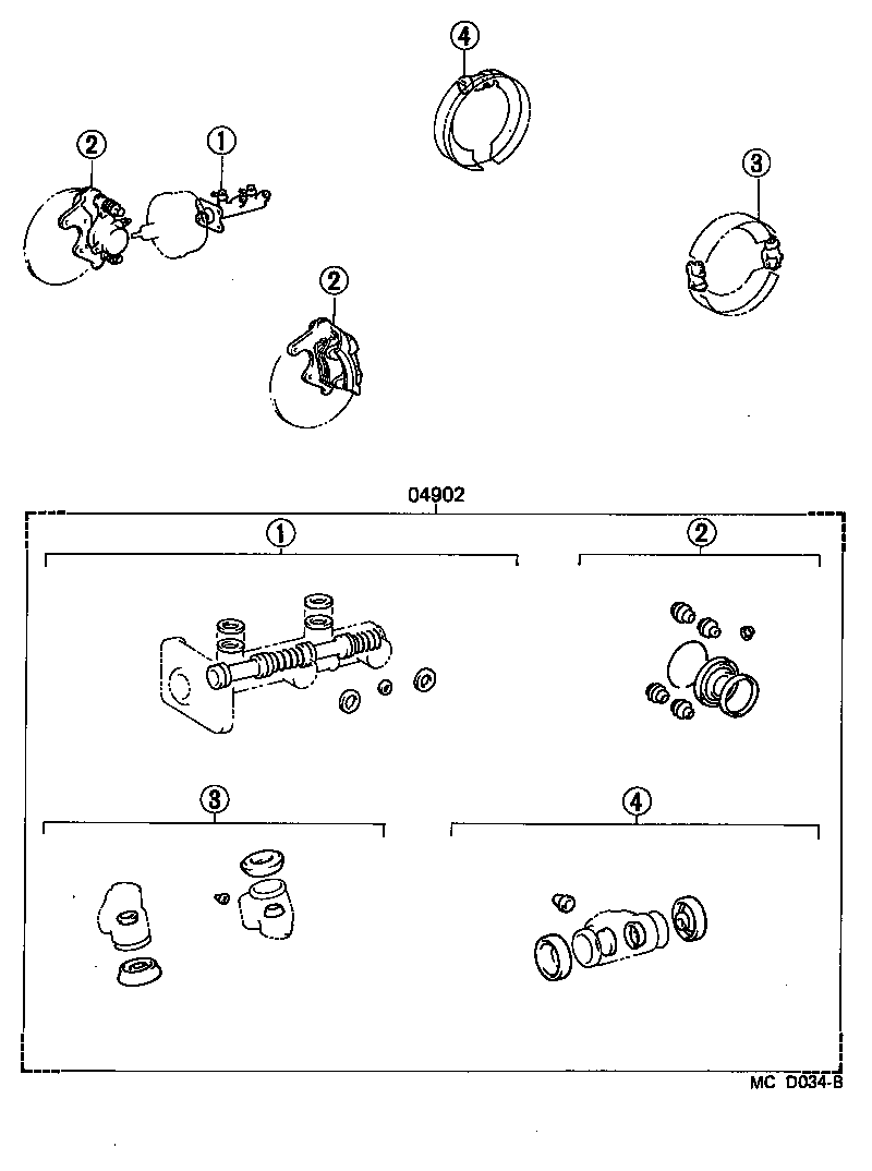  TOYOACE DYNA |  BRAKE MAINTENANCE KIT