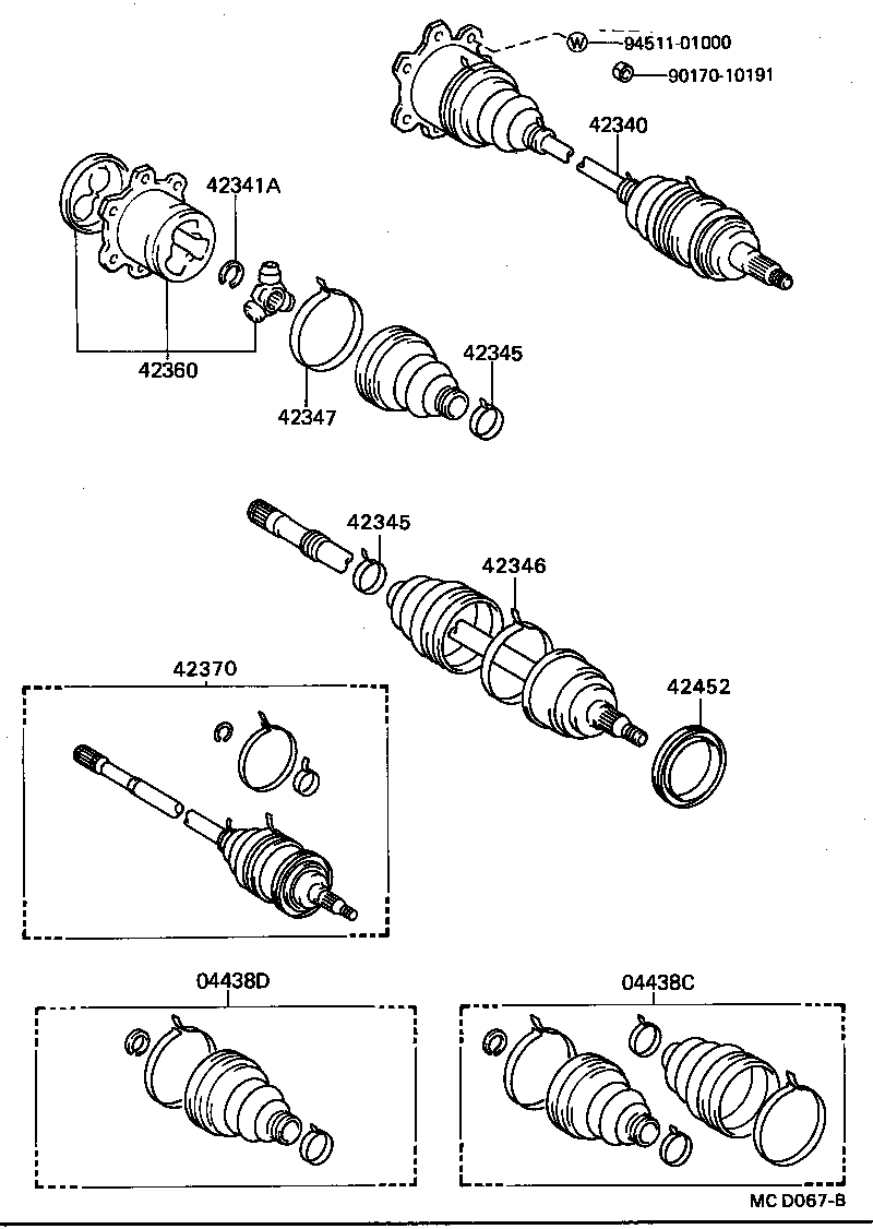  SOARER |  REAR AXLE SHAFT HUB