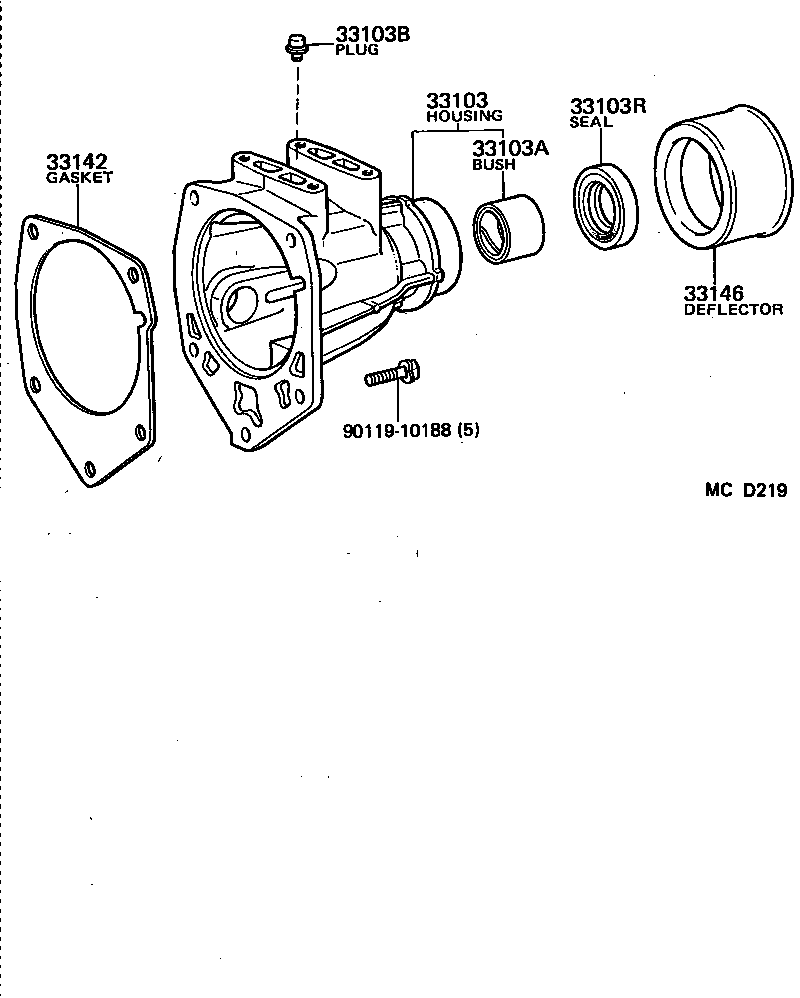  HIACE TRUCK |  EXTENSION HOUSING MTM