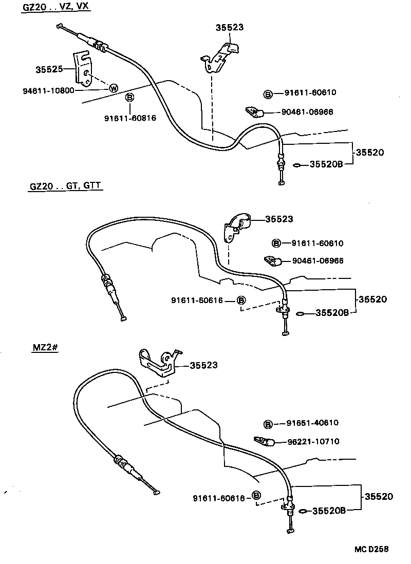  SOARER |  THROTTLE LINK VALVE LEVER ATM