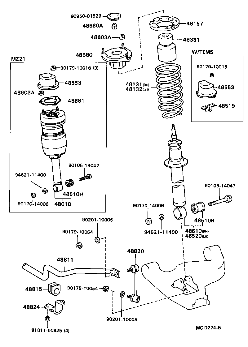  SOARER |  FRONT SPRING SHOCK ABSORBER