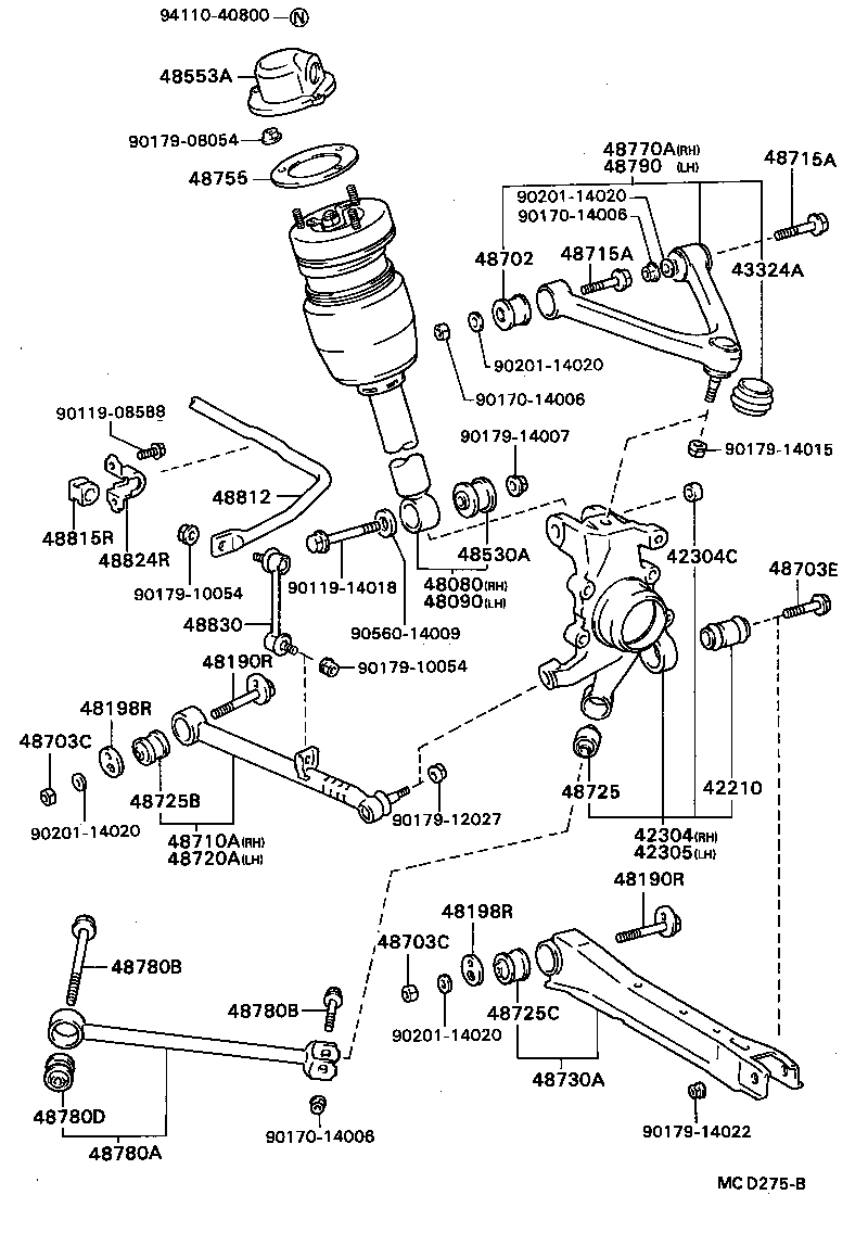  SOARER |  REAR SPRING SHOCK ABSORBER