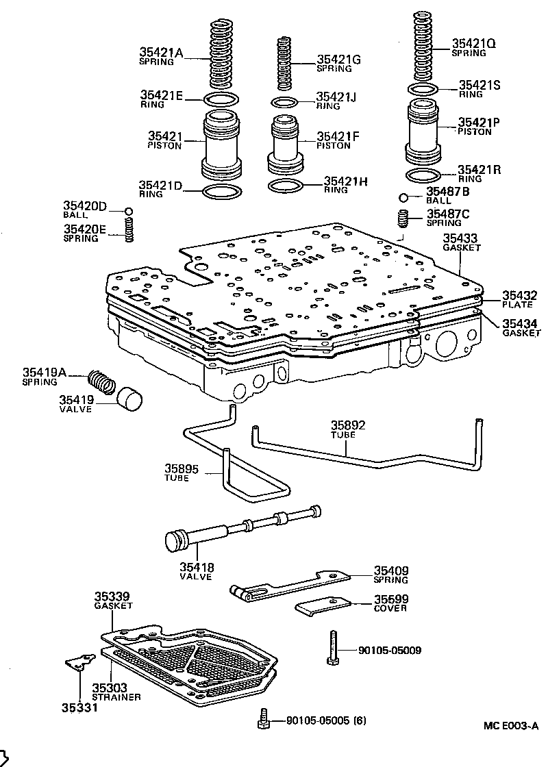  SOARER |  VALVE BODY OIL STRAINER ATM