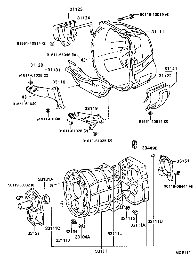 SOARER |  CLUTCH HOUSING TRANSMISSION CASE MTM