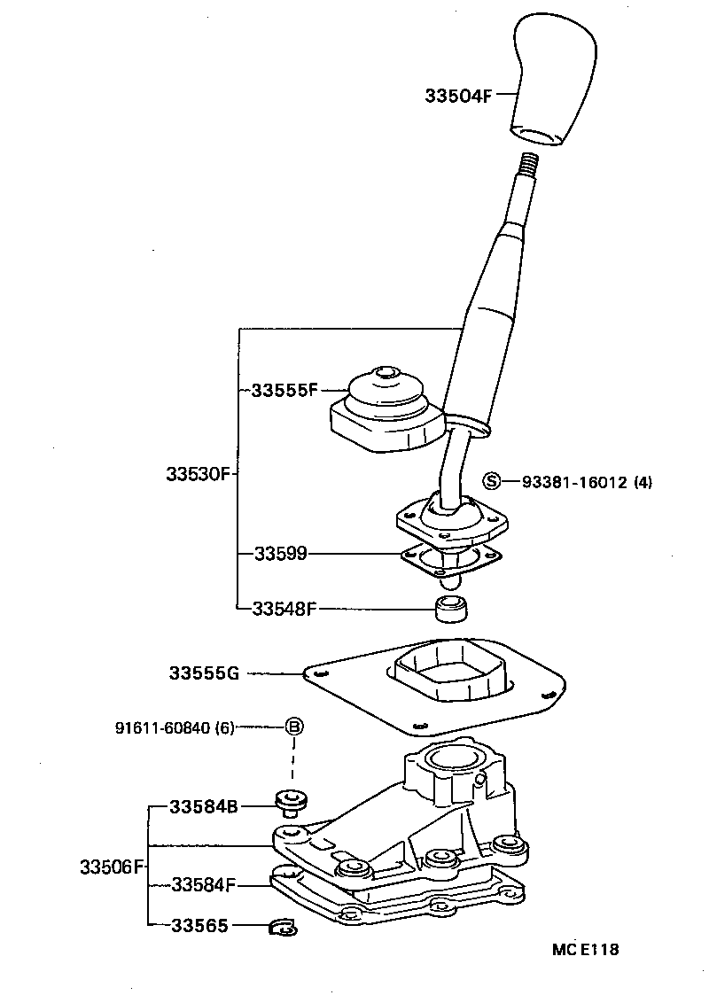  SOARER |  SHIFT LEVER RETAINER