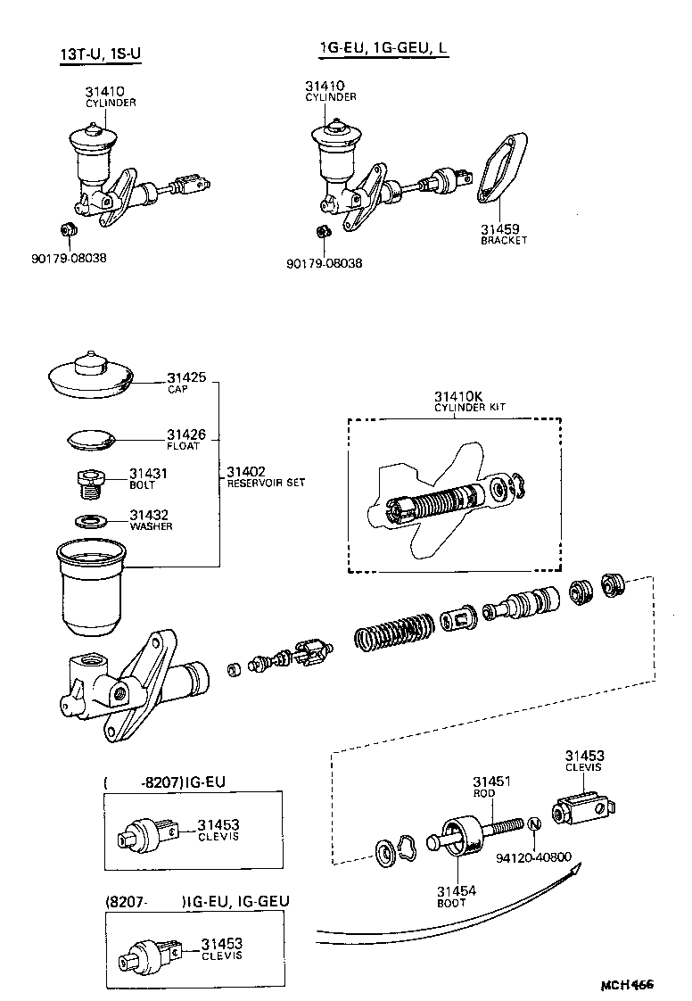  CRESTA |  CLUTCH MASTER CYLINDER