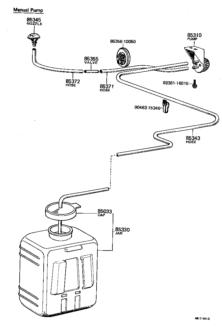  PUBLICA |  WINDSHIELD WASHER