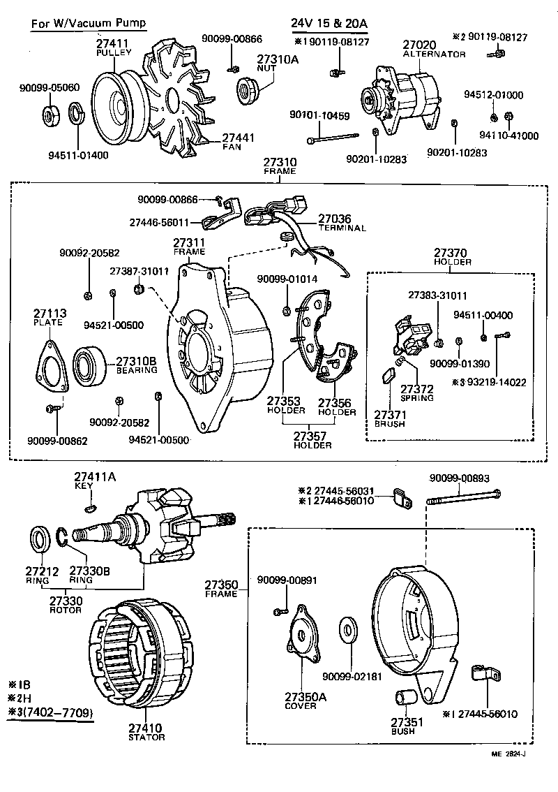  LAND CRUISER VAN |  ALTERNATOR