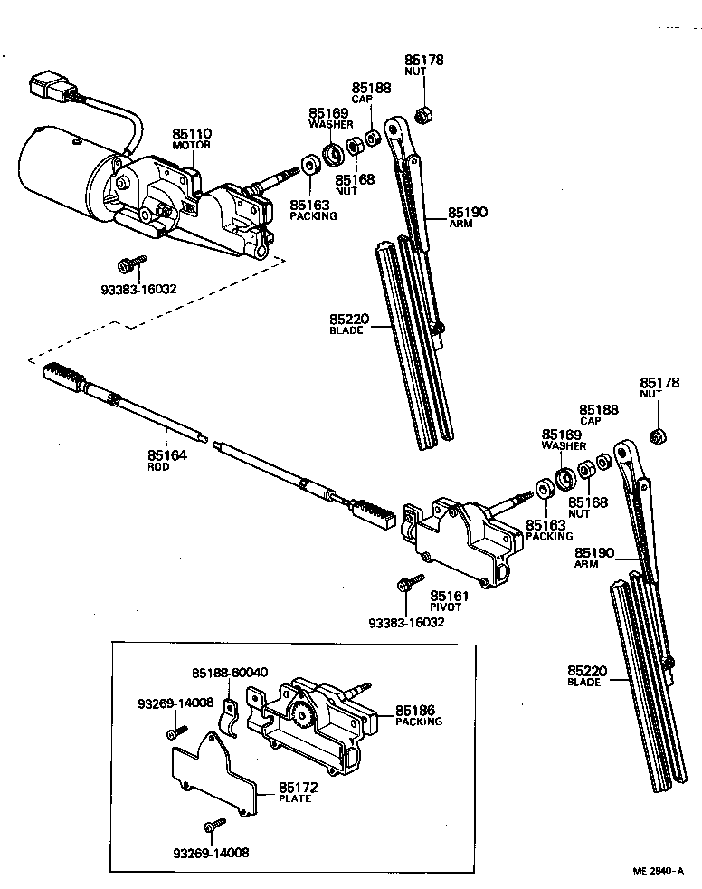  LAND CRUISER VAN |  WINDSHIELD WIPER