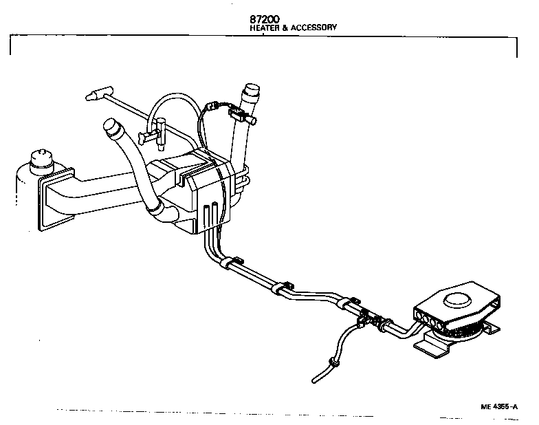  LAND CRUISER VAN |  HEATING AIR CONDITIONING SET