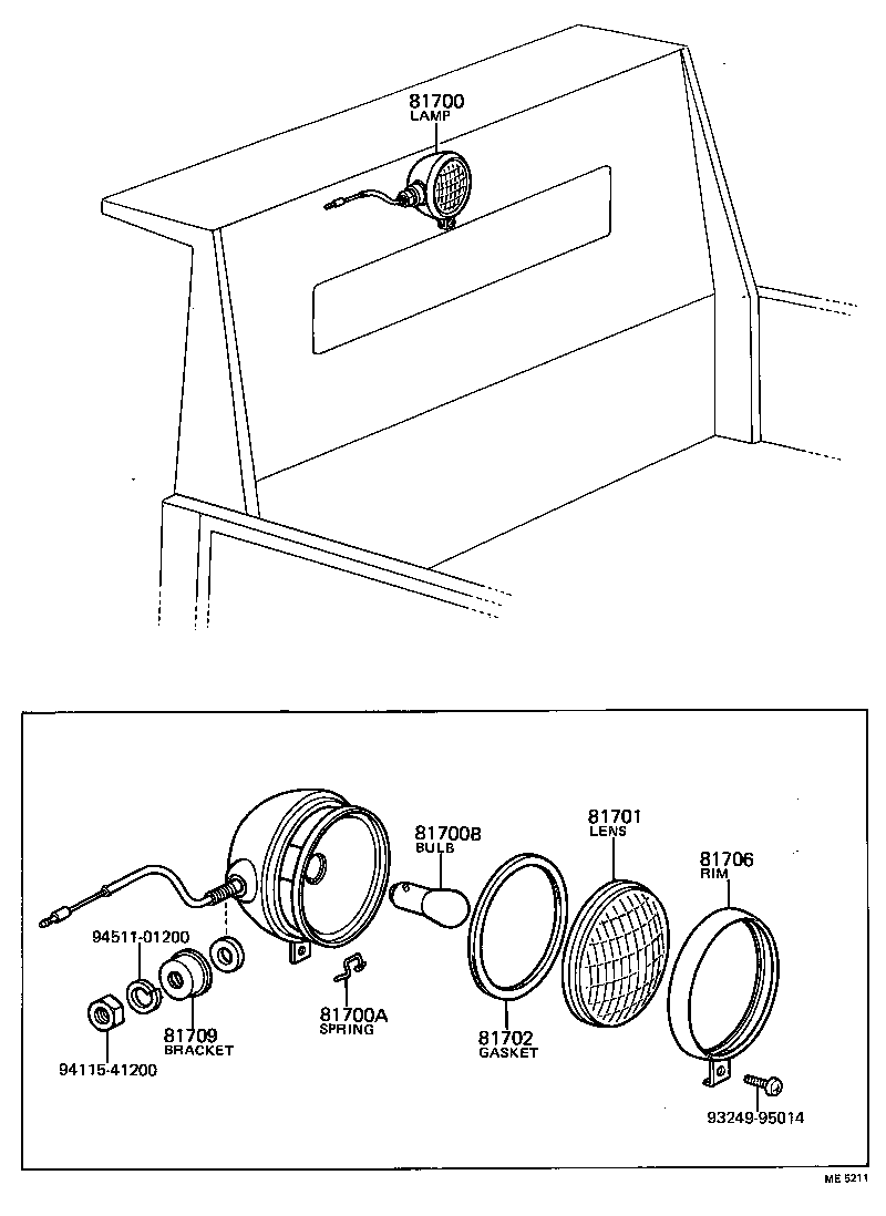  DYNA TOYOACE |  WORK LAMP