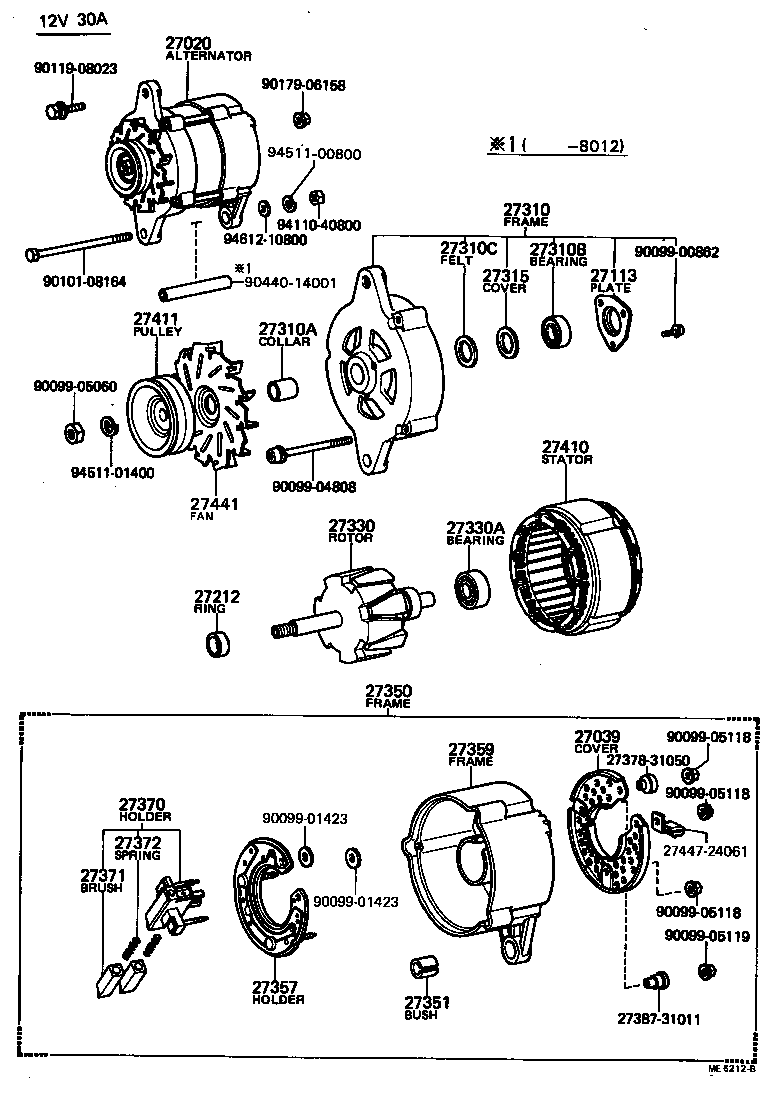  TOWN MASTERACE V WG |  ALTERNATOR