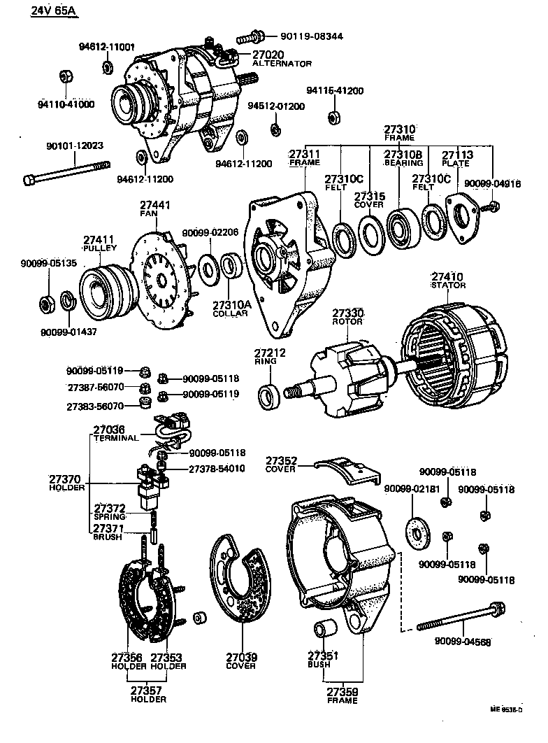  COASTER |  ALTERNATOR