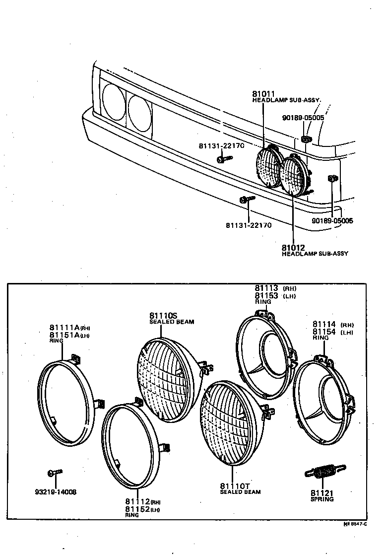  DYNA TOYOACE |  HEADLAMP