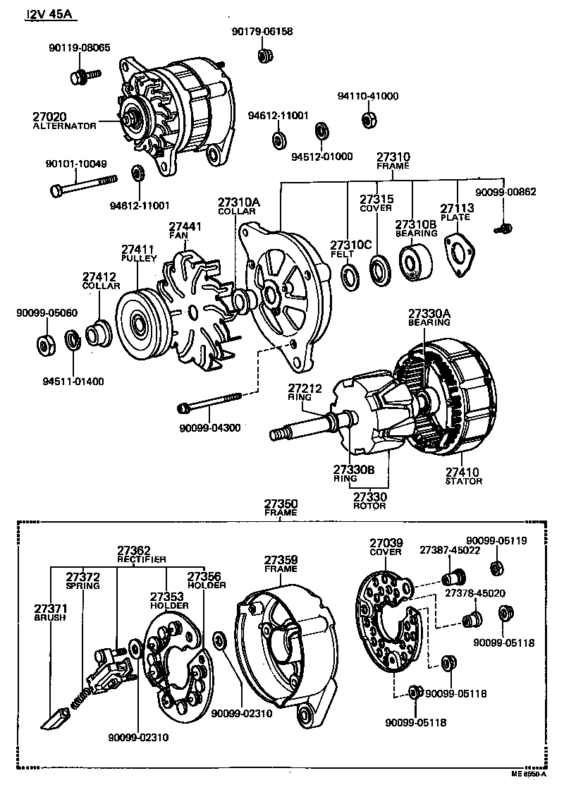  COASTER |  ALTERNATOR