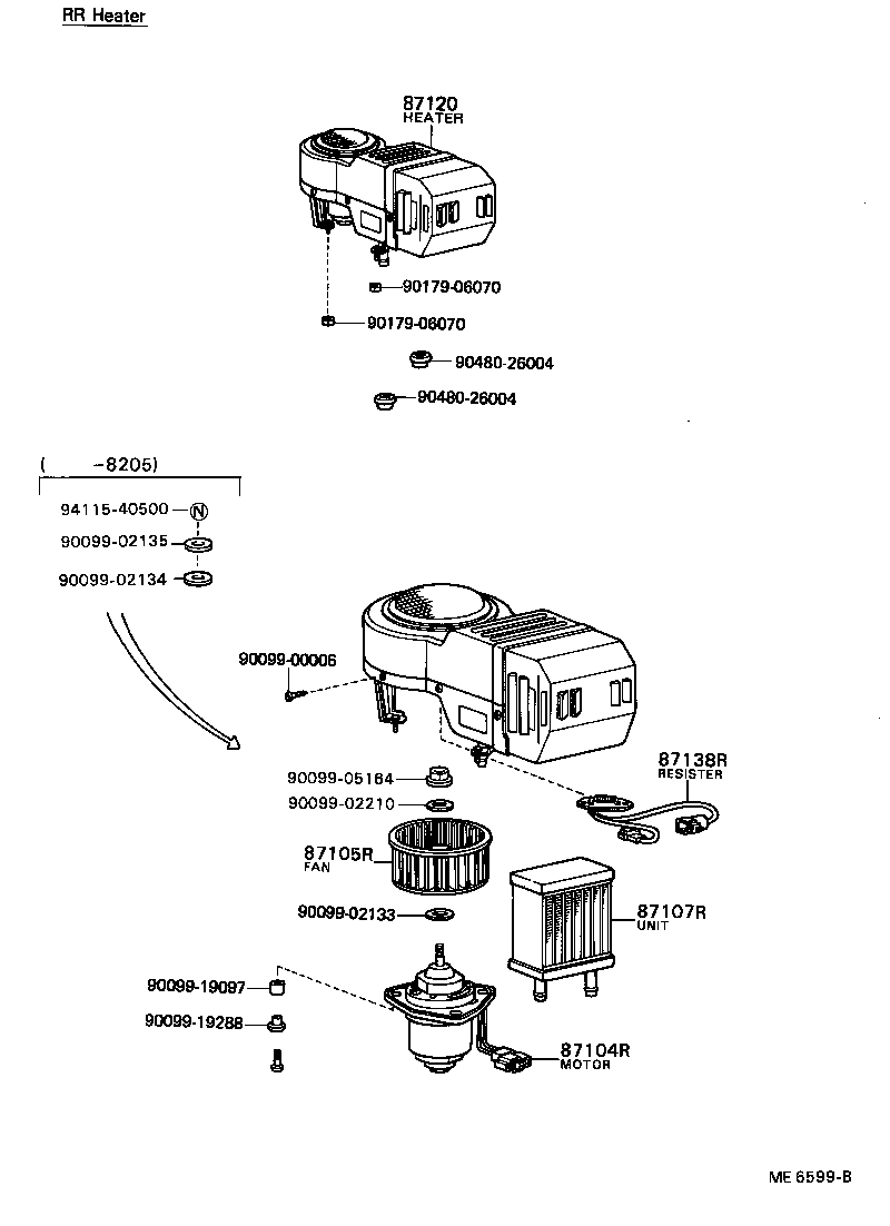  DYNA |  HEATING AIR CONDITIONING HEATER UNIT BLOWER