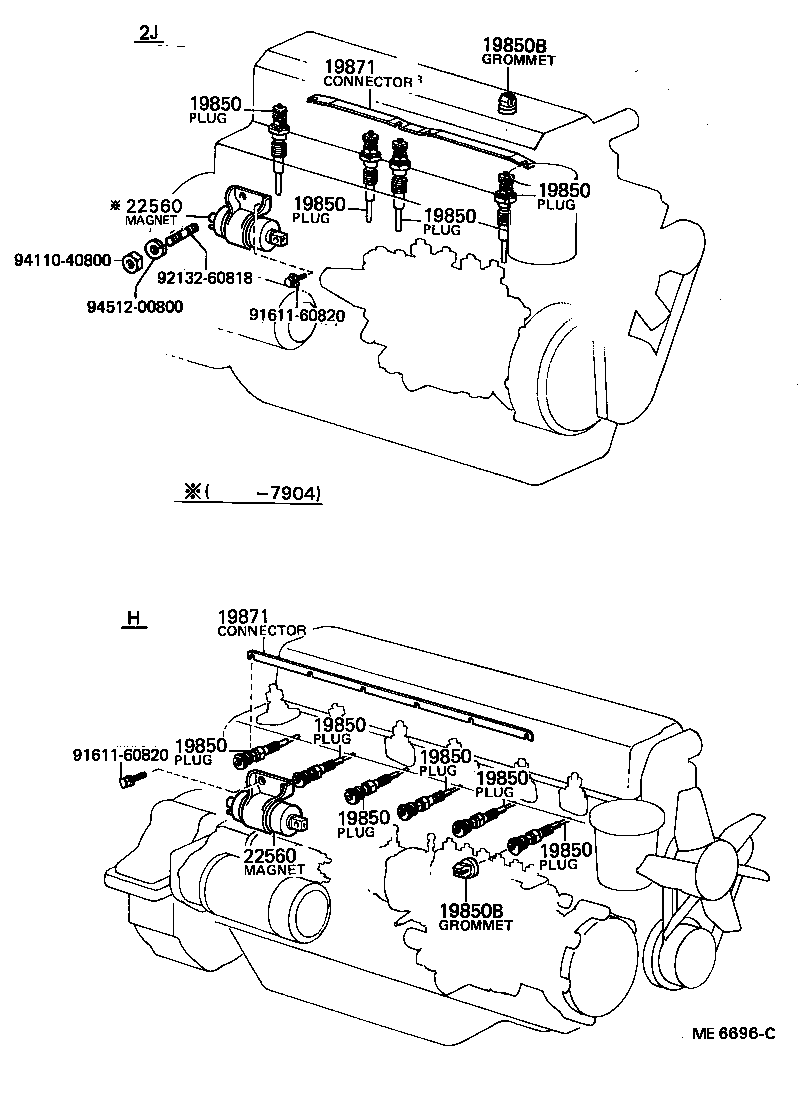  DYNA TOYOACE |  IGNITION COIL SPARK PLUG