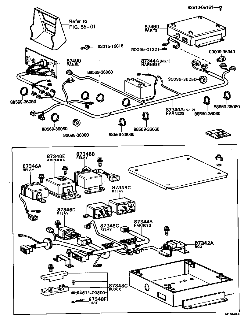  COASTER |  HEATING AIR CONDITIONING CONTROL AIR DUCT