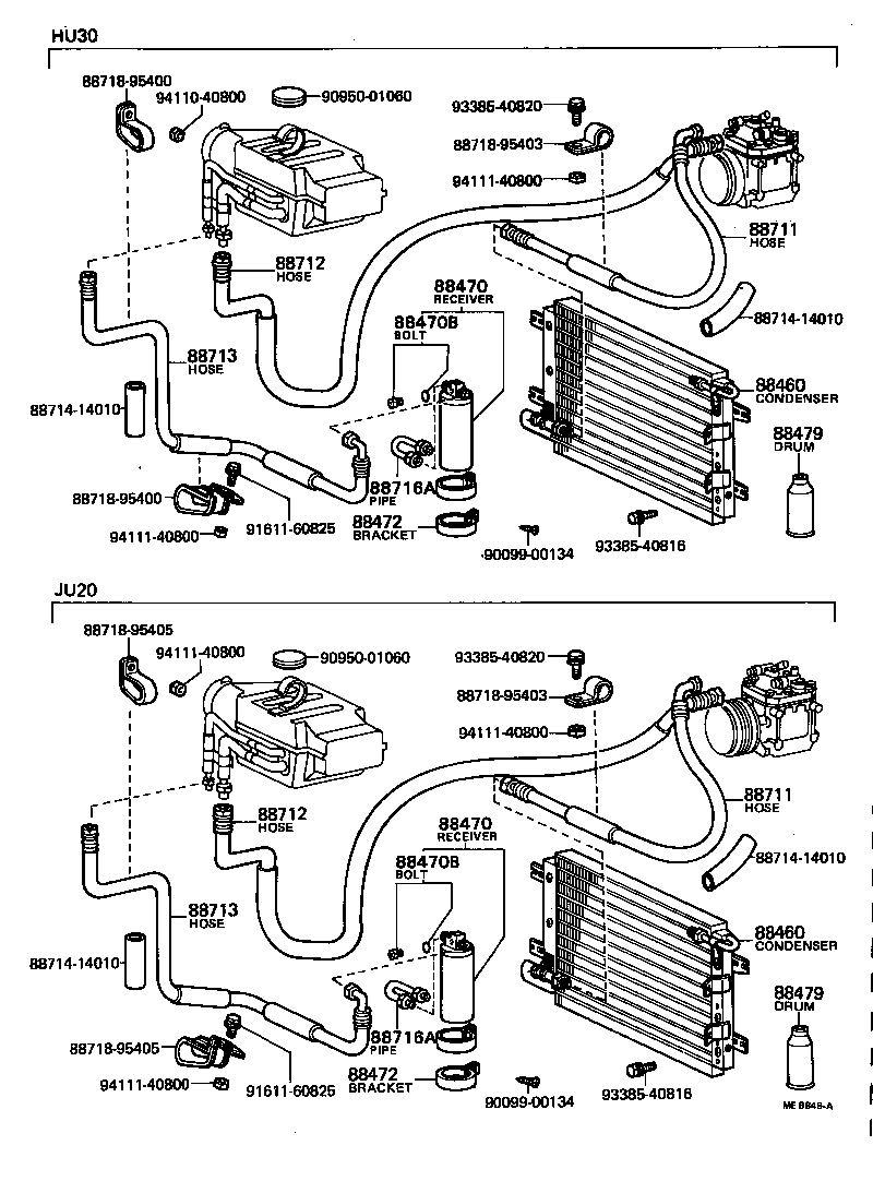  DYNA TOYOACE |  HEATING AIR CONDITIONING COOLER PIPING