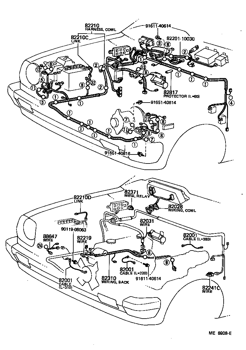  STARLET |  WIRING CLAMP