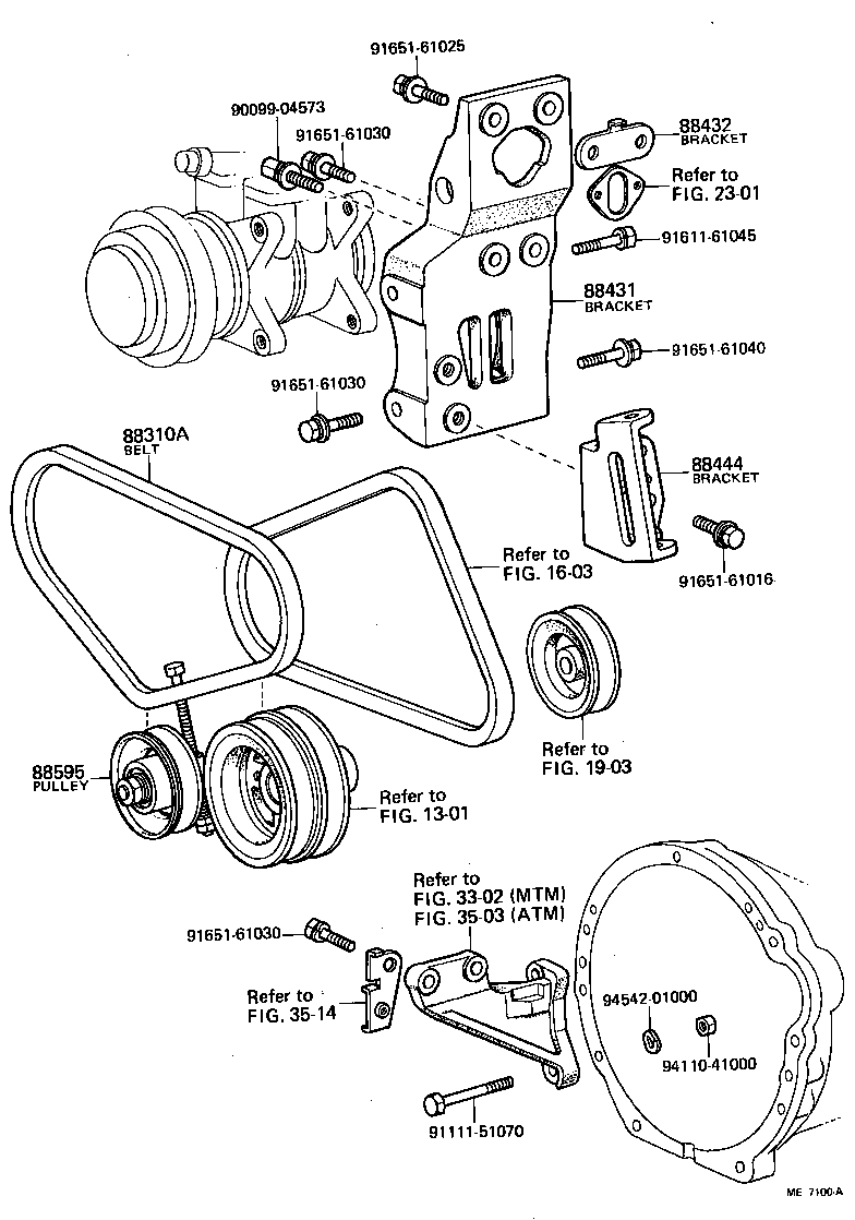  STARLET |  HEATING AIR CONDITIONING COMPRESSOR
