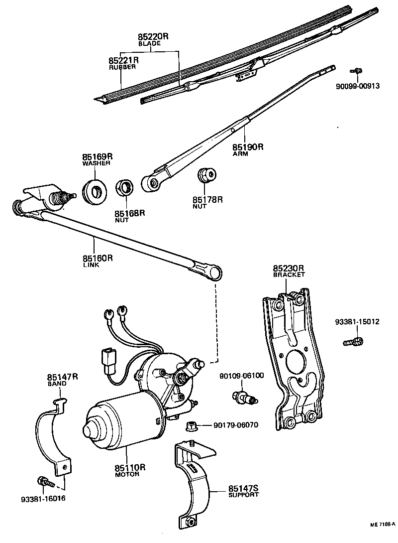  TOWN MASTERACE V WG |  REAR WIPER