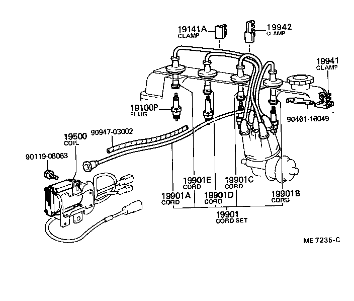  TOWN MASTERACE V WG |  IGNITION COIL SPARK PLUG