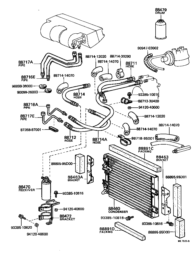  TOWN MASTERACE V WG |  HEATING AIR CONDITIONING COOLER PIPING