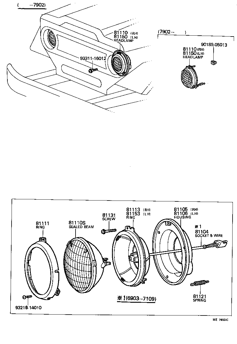  LAND CRUISER VAN |  HEADLAMP