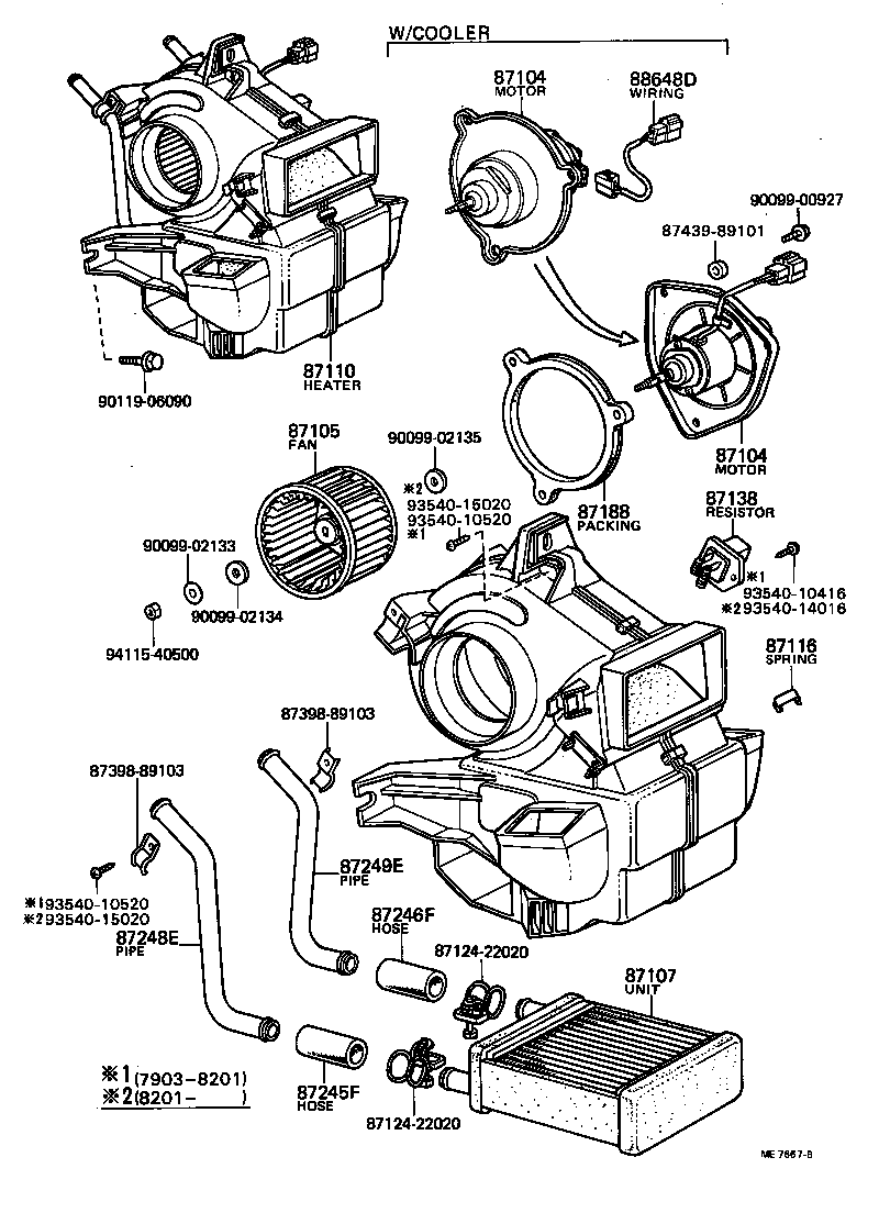  STOUT |  HEATING AIR CONDITIONING HEATER UNIT BLOWER