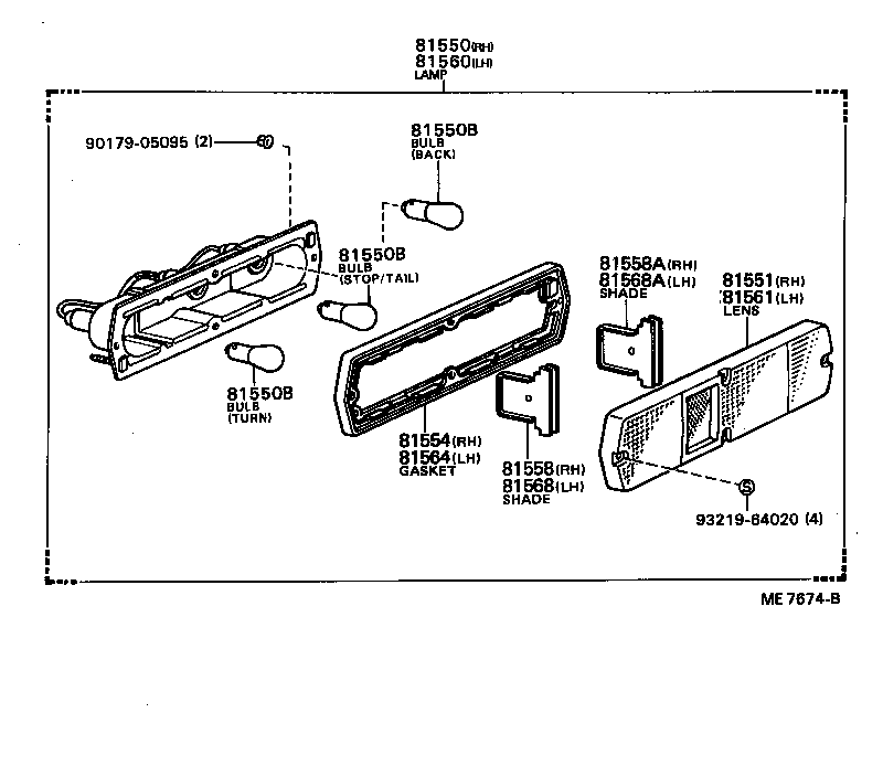  STOUT |  REAR COMBINATION LAMP