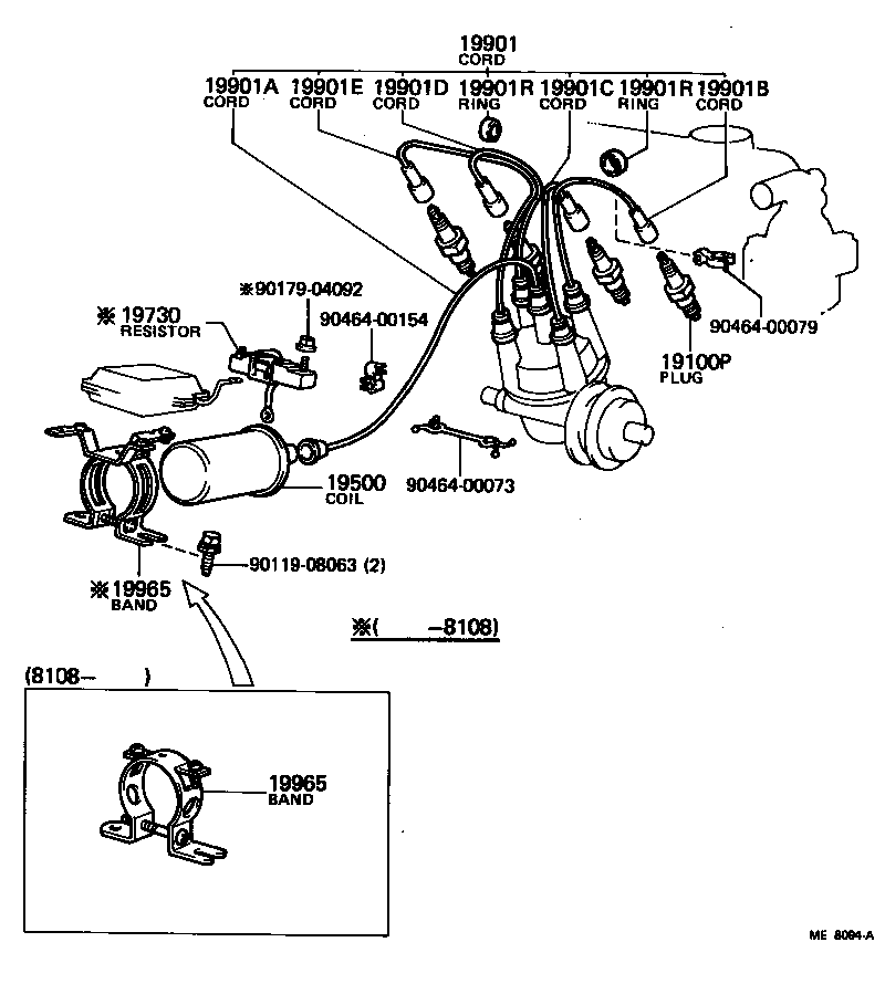  CROWN |  IGNITION COIL SPARK PLUG